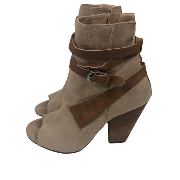 Coconuts by Matisse Peep toe Boots 10M - Picture 2 of 10